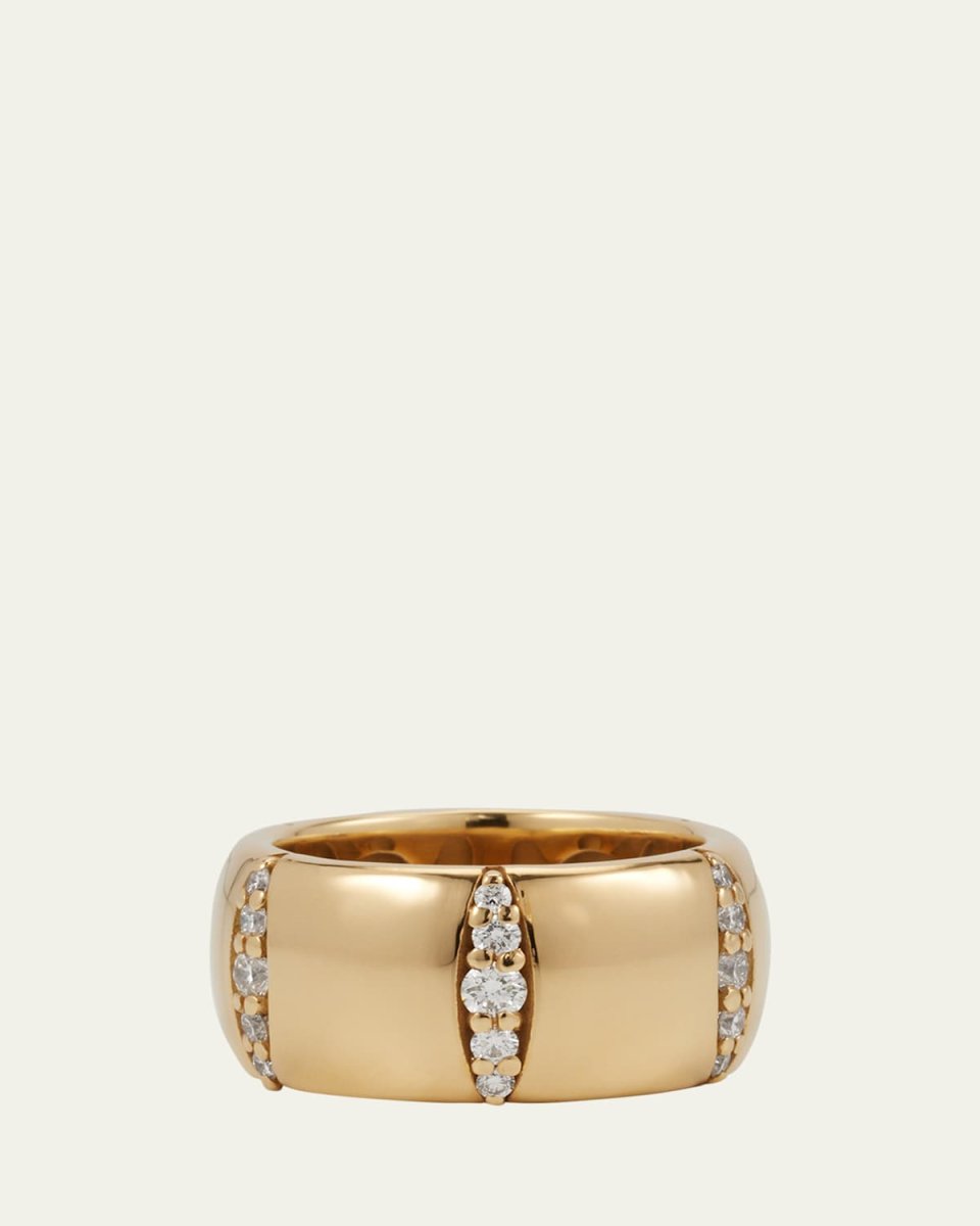 18k Yellow Gold Veda Diamond Band